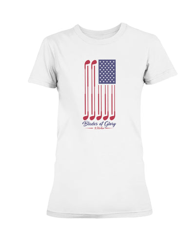 Ladies Blades of Glory T-Shirt | Golf T-Shirts |  9holer