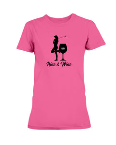 Nine & Wine T-Shirt | Golf T-Shirts | 9holer